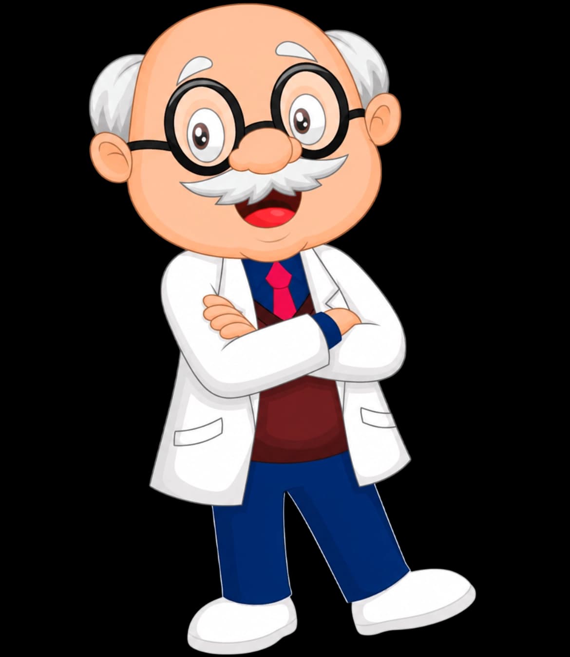 Docteur Certif, les bras croisés