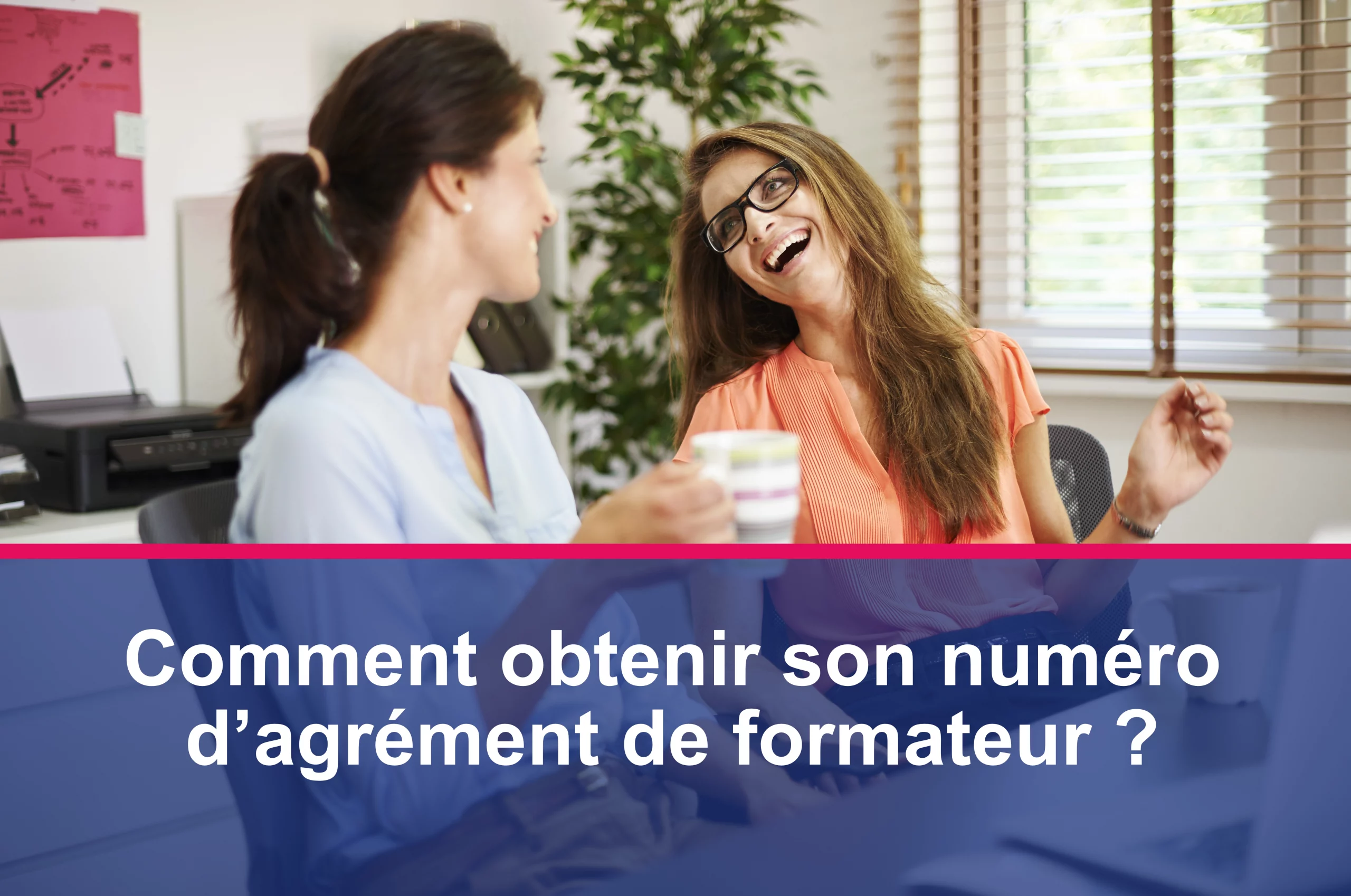 Échanges entre formatrices indépendantes sur les démarches pour obtenir le numéro d’agrément de formateur en France.