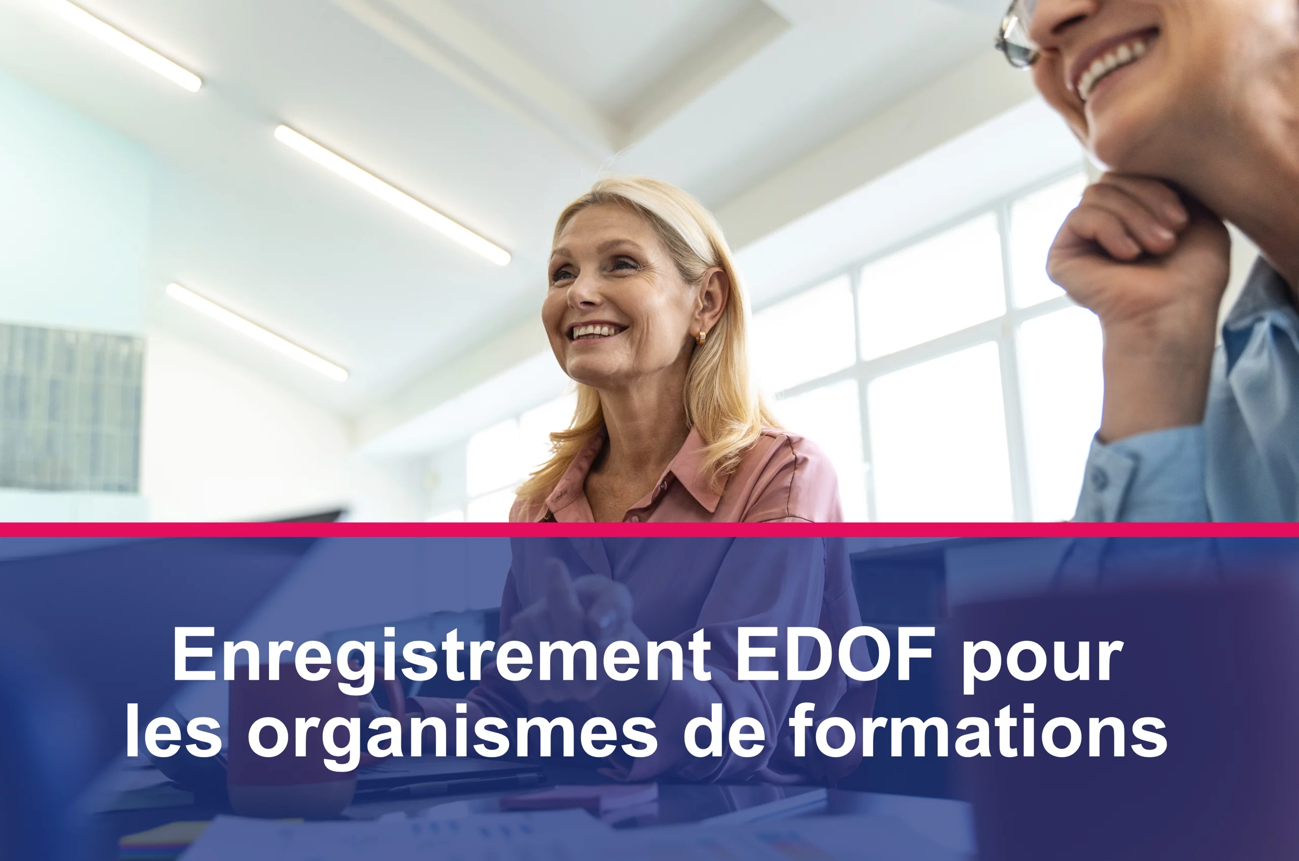 Des formateurs préparent leur demande d’enregistrement EDOF afin de publier leurs formations sur Mon Compte Formation.